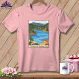 MyDesigns Physical Item S / Pink Stitchin' in Broken Bow ~ Relaxed Fit Tee