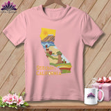 MyDesigns Physical Item S / Pink Stitchin' in California ~ Relaxed Fit Tee
