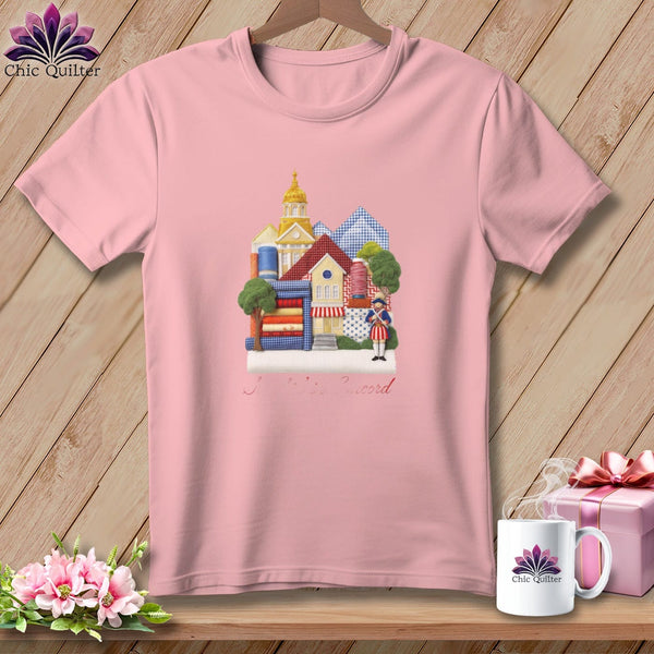 MyDesigns Physical Item S / Pink Stitchin' in Concord ~ Relaxed Fit Tee