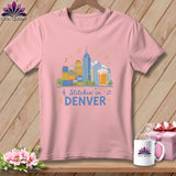 MyDesigns Physical Item S / Pink Stitchin' in Denver ~ Relaxed Fit Tee