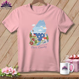 MyDesigns Physical Item S / Pink Stitchin' in Door County ~ Relaxed Fit Tee