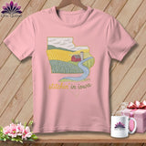 MyDesigns Physical Item S / Pink Stitchin' in Iowa ~ Relaxed Fit Tee