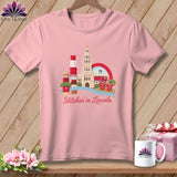 MyDesigns Physical Item S / Pink Stitchin' in Lincoln ~ Relaxed Fit Tee