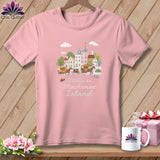 MyDesigns Physical Item S / Pink Stitchin' in Mackinac Island ~ Relaxed Fit Tee