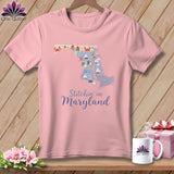 MyDesigns Physical Item S / Pink Stitchin' in Maryland ~ Relaxed Fit Tee