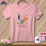 MyDesigns Physical Item S / Pink Stitchin' in New Haven ~ Relaxed Fit Tee