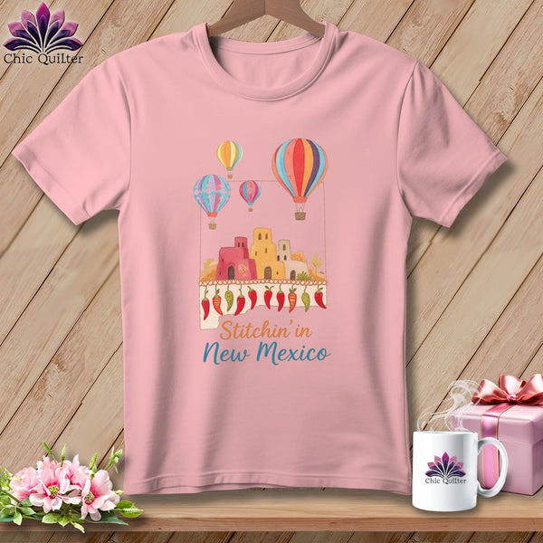 MyDesigns Physical Item S / Pink Stitchin' in New Mexico ~ Relaxed Fit Tee