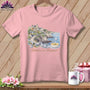 MyDesigns Physical Item S / Pink Stitchin' in Newport ~ Relaxed Fit Tee