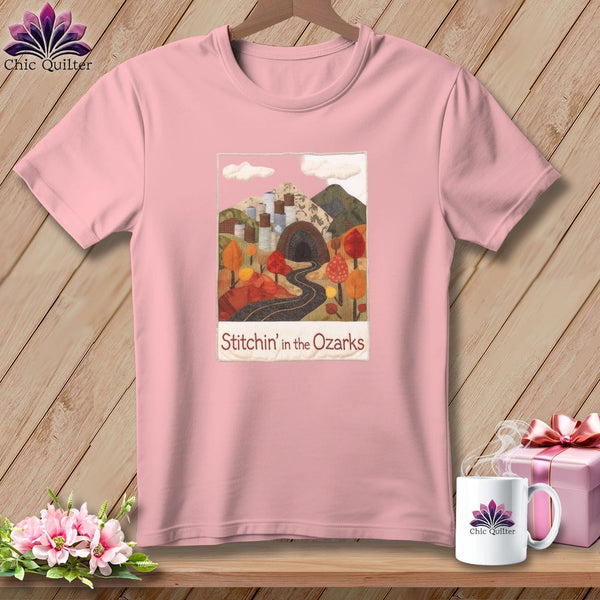 MyDesigns Physical Item S / Pink Stitchin' in the Ozark Mountains ~ Relaxed Fit Tee