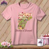 MyDesigns Physical Item S / Pink Stitchin' in Vermont ~ Relaxed Fit Tee
