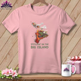 MyDesigns Physical Item S / Pink Stitchin' on the Big Island of Hawaii ~ Relaxed Fit Tee