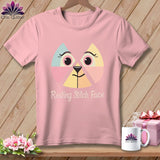 MyDesigns Physical Item S / Pink Stitchy Face - Resting Stitch Face ~ Relaxed Fit Tee