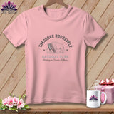 MyDesigns Physical Item S / Pink Theodore Roosevelt National Park, Stitchin In Beauty ~ Relaxed Fit Tee