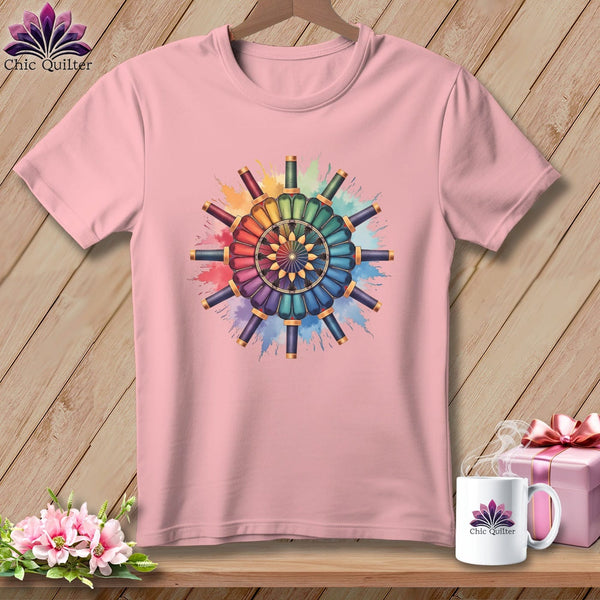 MyDesigns Physical Item S / Pink Thread Mandala ~ Relaxed Fit Tee
