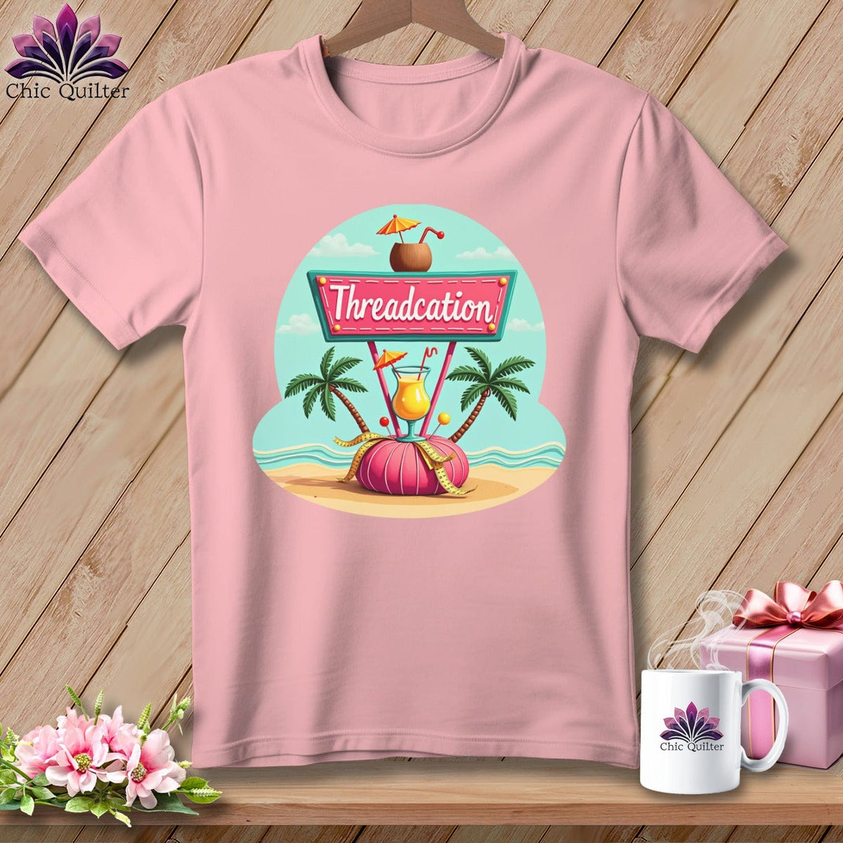 MyDesigns Physical Item S / Pink Threadcation ~ Relaxed Fit Tee
