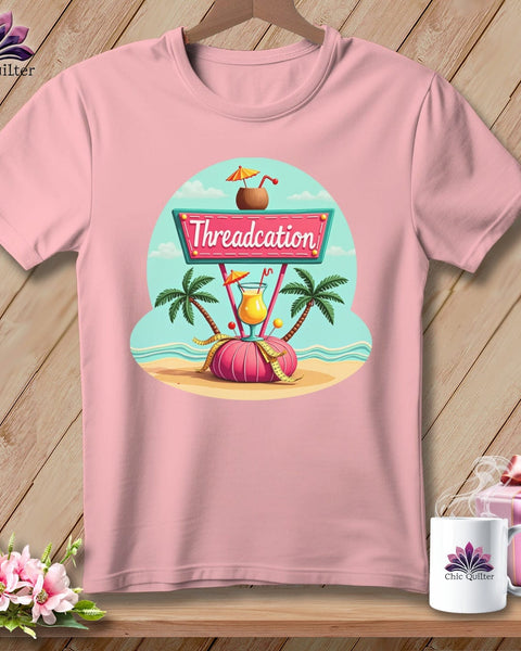 MyDesigns Physical Item S / Pink Threadcation ~ Relaxed Fit Tee