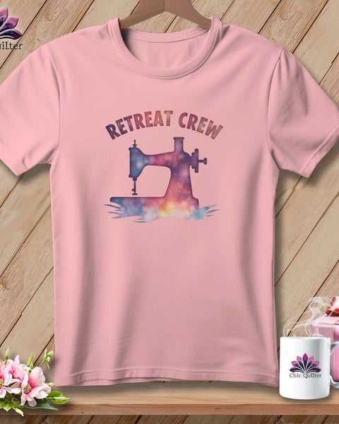 MyDesigns Physical Item S / Pink Watercolor Retreat Crew ~ Relaxed Fit Tee