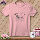 MyDesigns Physical Item S / Pink Wind Cave National Park, Stitchin In Beauty ~ Relaxed Fit Tee