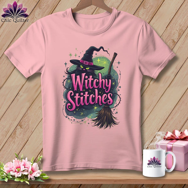 MyDesigns Physical Item S / Pink Witchy Stitches ~ Relaxed Fit Tee