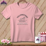 MyDesigns Physical Item S / Pink Yellowstone National Park, Stitchin In Beauty ~ Relaxed Fit Tee