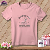 MyDesigns Physical Item S / Pink Yellowstone National Park, Stitchin In Beauty ~ Relaxed Fit Tee