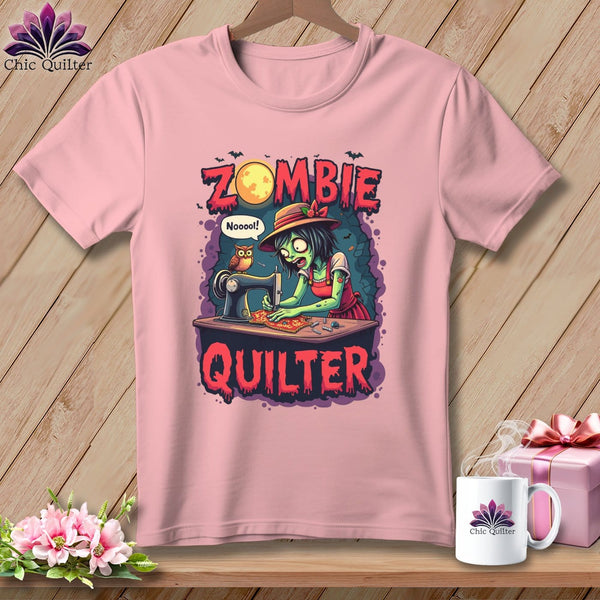 MyDesigns Physical Item S / Pink Zombie Quilter ~ Relaxed Fit Tee