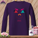 MyDesigns Physical Item S / Purple Psychedelic Face - Resting Stitch Face ~ Long Sleeve Tee
