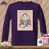 MyDesigns Physical Item S / Purple Queen Eliza-Stitch - Resting Stitch Face ~ Long Sleeve T-Shirt