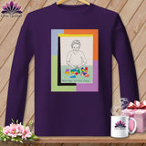 MyDesigns Physical Item S / Purple Sew-Nia Delaunay - Resting Stitch Face ~ Long Sleeve Tee