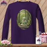 MyDesigns Physical Item S / Purple Yo-Yo-Da - Resting Stitch Face ~ Long Sleeve Tee