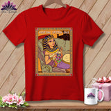MyDesigns Physical Item S / Red Cleo Patch Ra - Resting Stitch Face ~ Relaxed Fit Tee