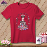 MyDesigns Physical Item S / Red Fray-da Kahio - Resting Stitch Face ~ Premium Tee