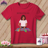 MyDesigns Physical Item S / Red Mich Sew - Resting Stitch Face ~ Premium Tee