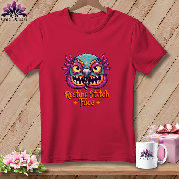 MyDesigns Physical Item S / Red Snipzilla - Resting Stitch Face ~ Premium Tee