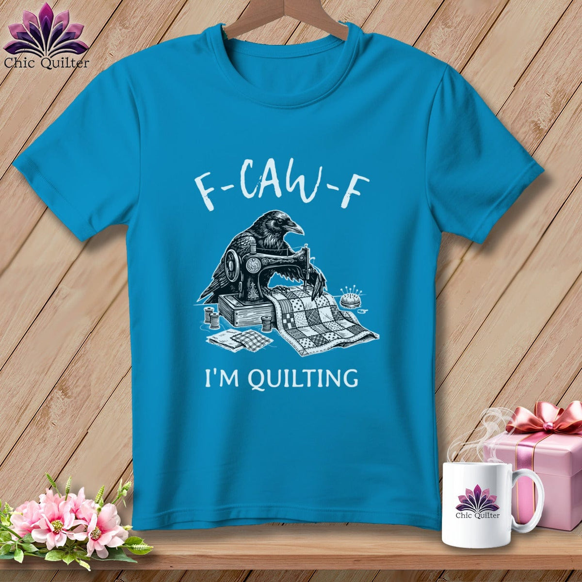 MyDesigns Physical Item S / Royal Caribe F ~ CAW ~ F ~ I’m Quilting ~ Premium Tee