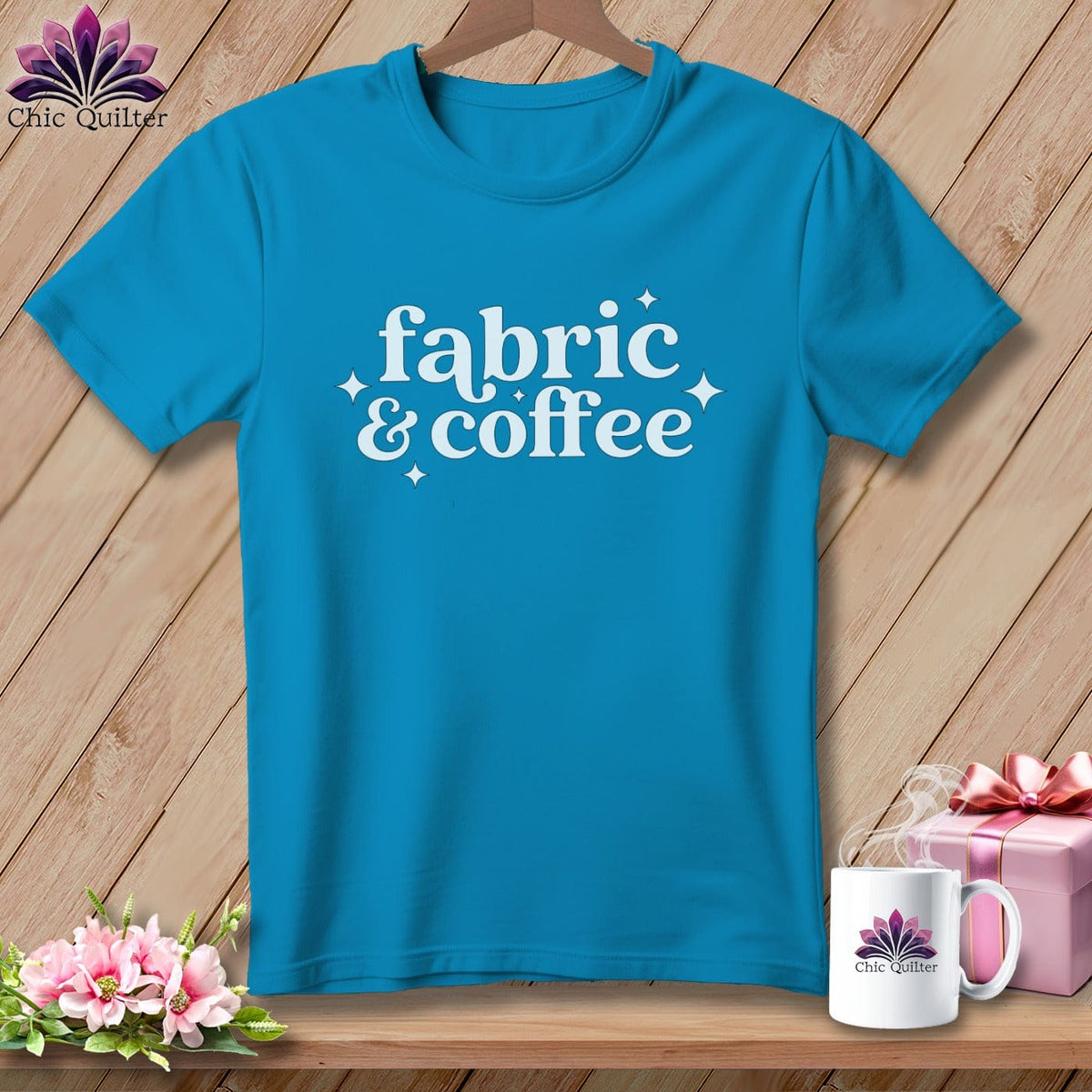 MyDesigns Physical Item S / Royal Caribe Fabric & Coffee ~ Premium Tee