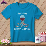 MyDesigns Physical Item S / Royal Caribe Her Seams Center to Drink. ~ Premium Tee