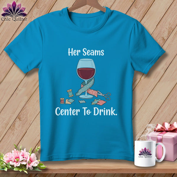 MyDesigns Physical Item S / Royal Caribe Her Seams Center to Drink. ~ Premium Tee