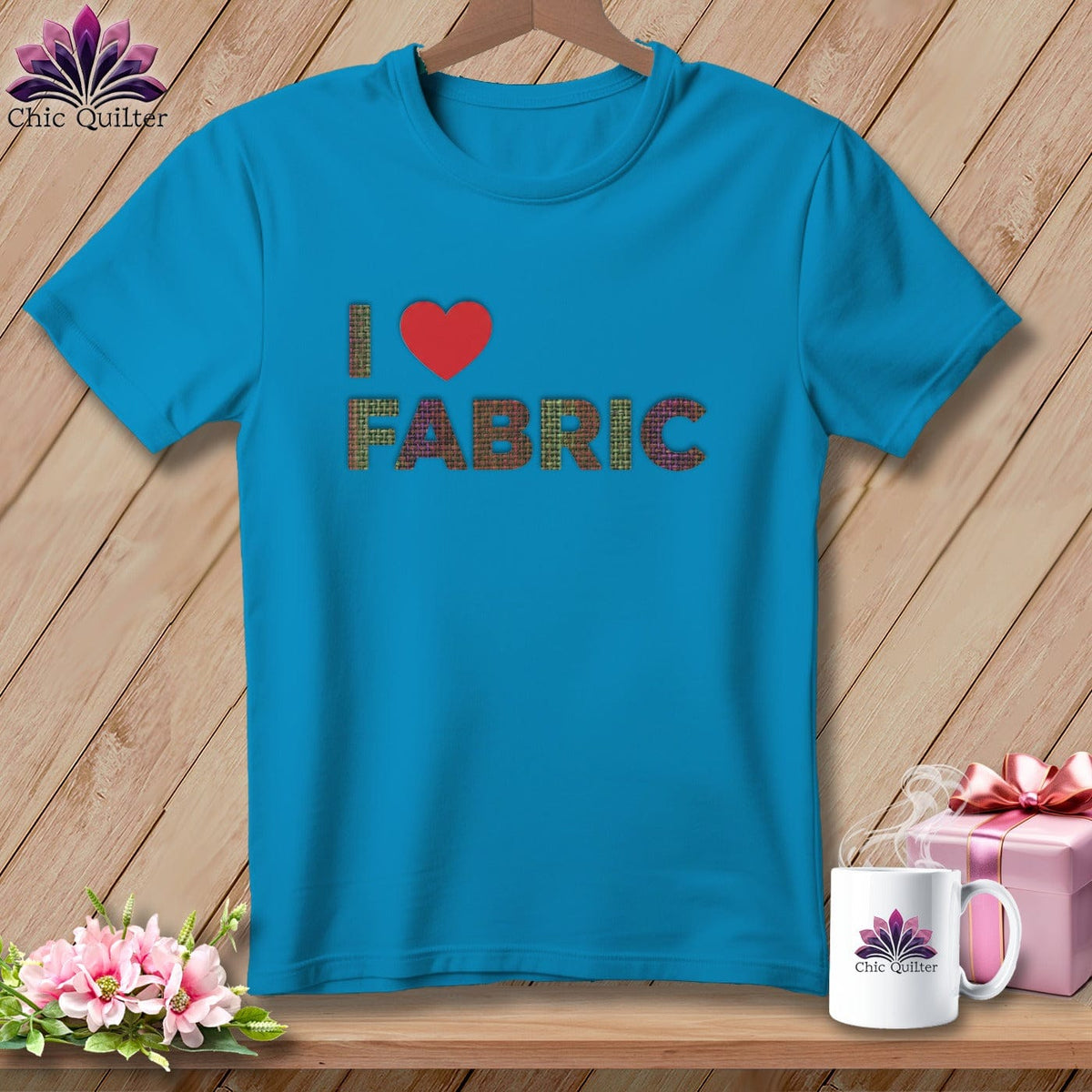 MyDesigns Physical Item S / Royal Caribe I ❤️ Fabric ~ Premium Tee