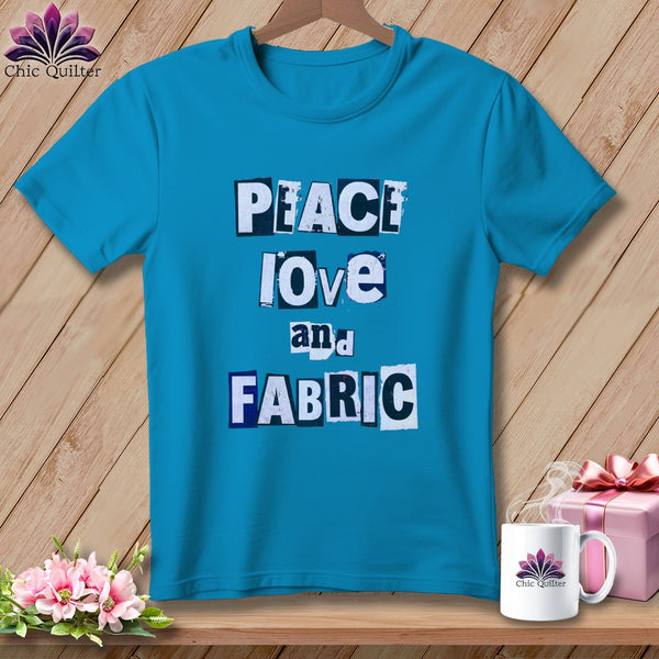 MyDesigns Physical Item S / Royal Caribe Peace Love and Fabric ~ Premium Tee