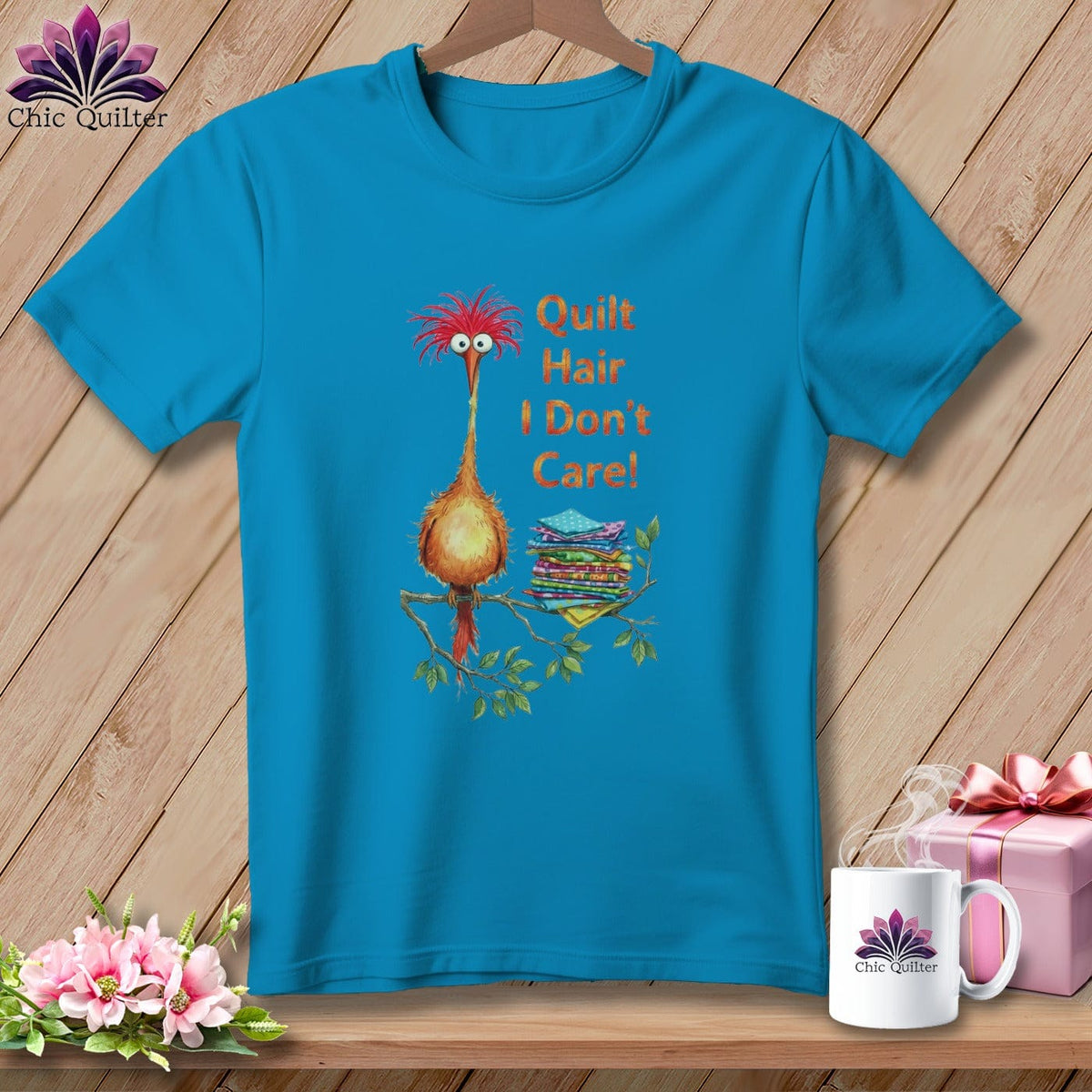 MyDesigns Physical Item S / Royal Caribe QQuilt Hair Don’t Care ~ Noodle Beakman ~ Premium Tee