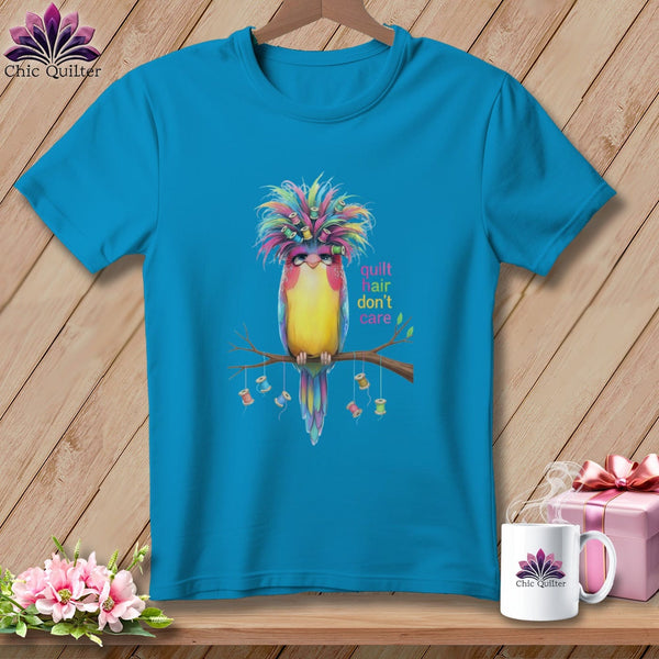 MyDesigns Physical Item S / Royal Caribe Quilt Hair Don’t Care ~ Curlene Spoolworth ~ Premium Tee