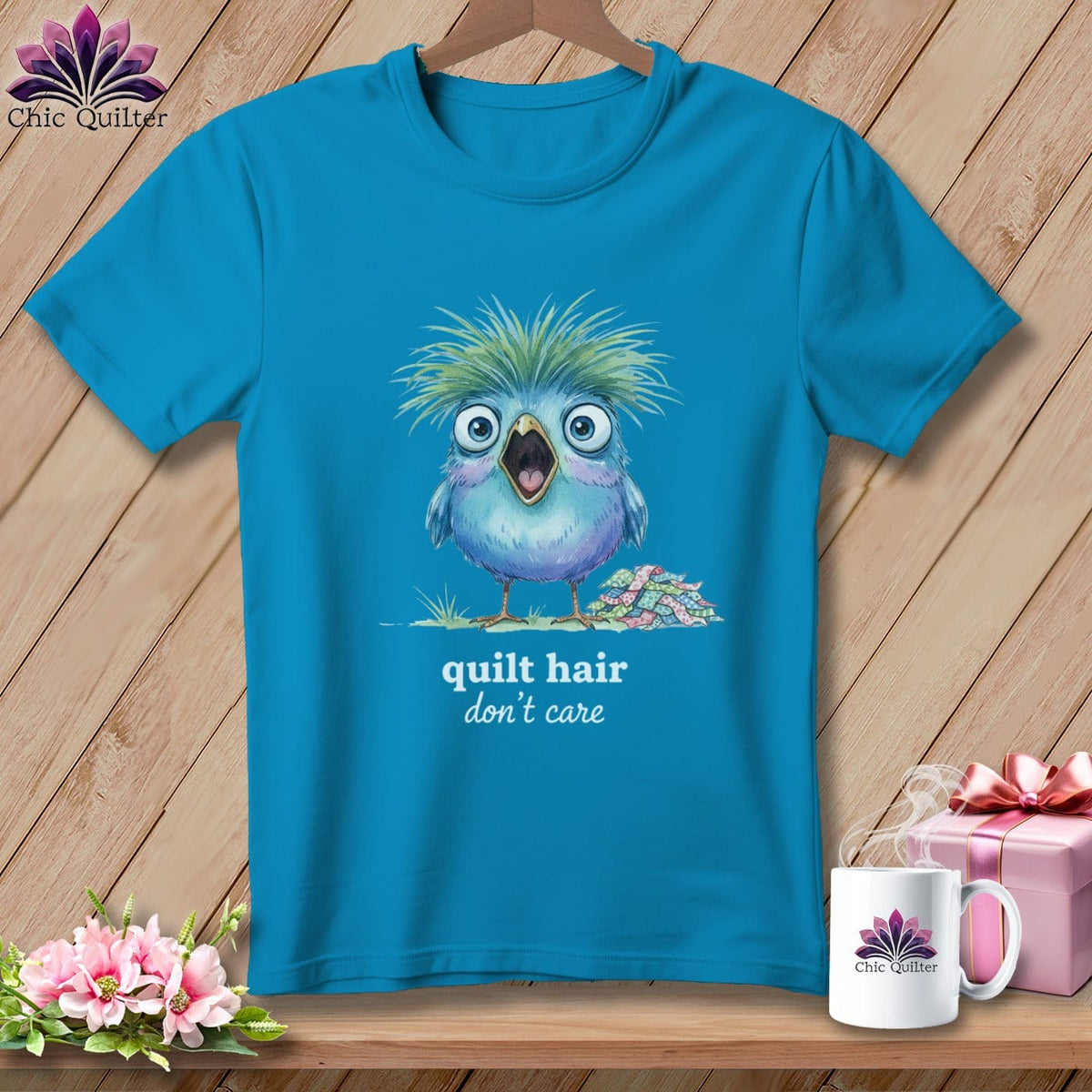 MyDesigns Physical Item S / Royal Caribe Quilt Hair Don’t Care ~ Frizzle Mae ~ Premium Tee