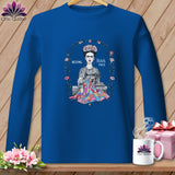 MyDesigns Physical Item S / Royal Fray-da Kahio - Resting Stitch Face ~ Long Sleeve Tee