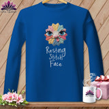 MyDesigns Physical Item S / Royal Tongue - Resting Stitch Face ~ Long Sleeve Tee