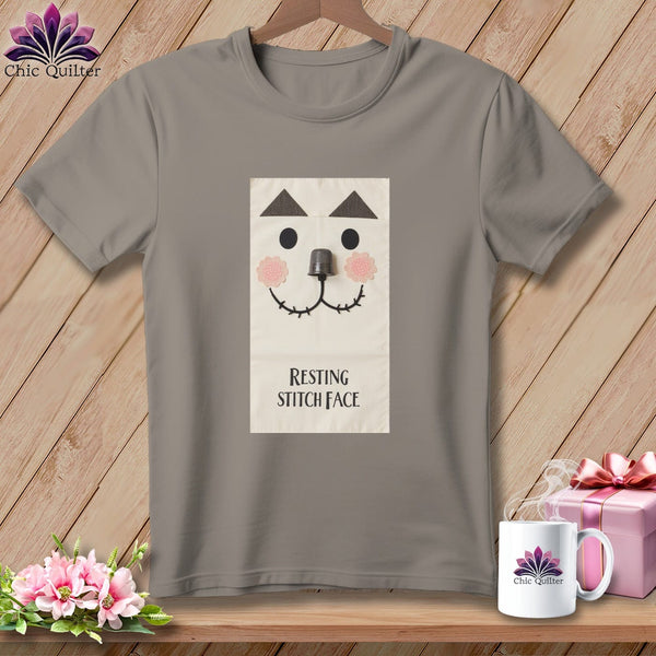 MyDesigns Physical Item S / Sandstone Patch - Resting Stitch Face ~ Premium Tee