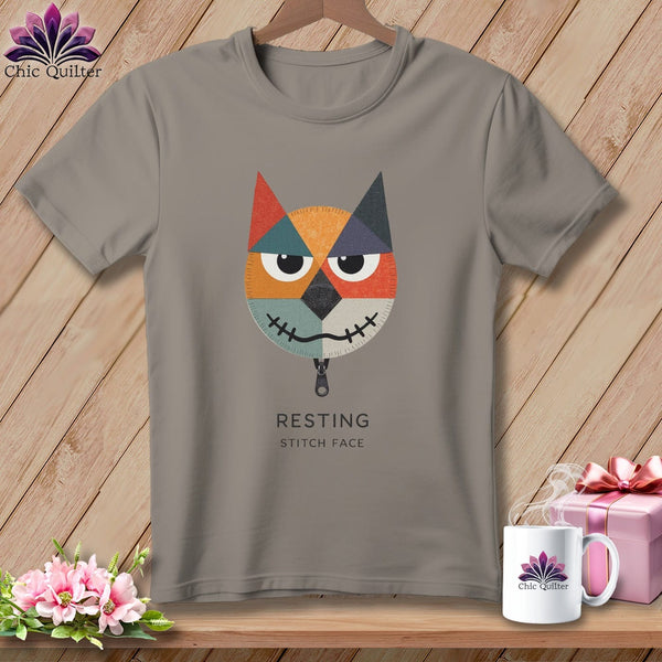 MyDesigns Physical Item S / Sandstone Snark - Resting Stitch Face ~ Premium Tee
