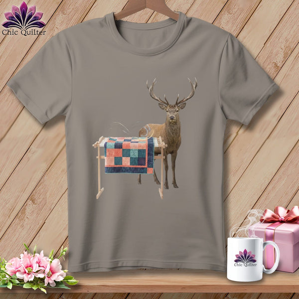 MyDesigns Physical Item S / Sandstone Stag At Frame ~ Premium Tee