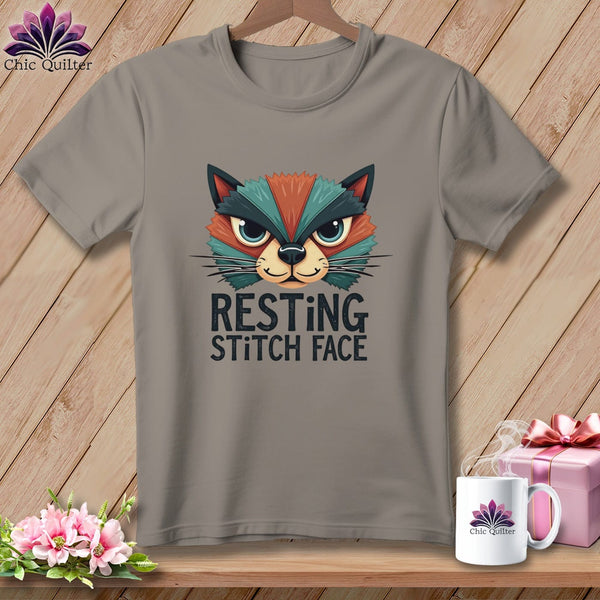 MyDesigns Physical Item S / Sandstone Stitch Face - Resting Stitch Face ~ Premium Tee