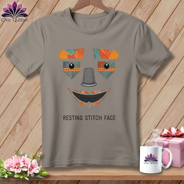 MyDesigns Physical Item S / Sandstone Strawman - Resting Stitch Face ~ Premium Tee